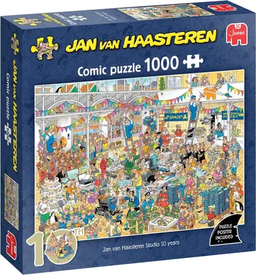Jumbo puzzel jan van haasteren 10 jaar jan van haasteren studio 1000st