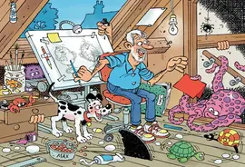 Jumbo puzzel jan van haasteren adventskalender 2025 24x54st - afbeelding 3