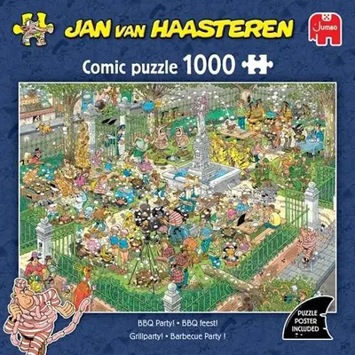 Jumbo puzzel jan van haasteren bbq feest! 1000st