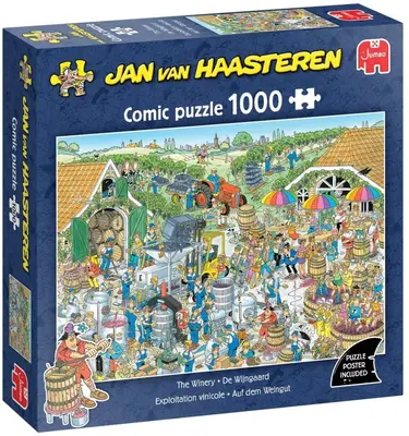 Jumbo puzzel jan van haasteren de wijngaard 1000st - afbeelding 1