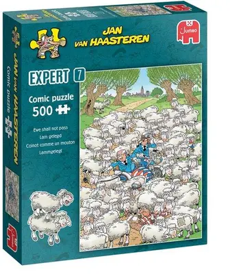 Jumbo puzzel jan van haasteren expert 7 lam gelegd 500st
