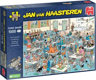 Jumbo puzzel jan van haasteren kattenshow 1000st