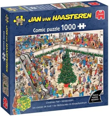 Jumbo puzzel jan van haasteren kerstkoopjes 1000st