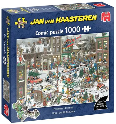 Jumbo puzzel jan van haasteren kerstmis 1000st