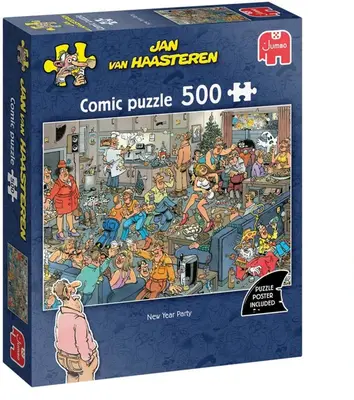 Jumbo puzzel jan van haasteren new year party 500st