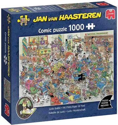 Jumbo puzzel jan van haasteren nk mens erger je niet 1000st