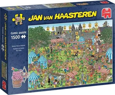 Jumbo puzzel jan van haasteren robin hood festival 1500st