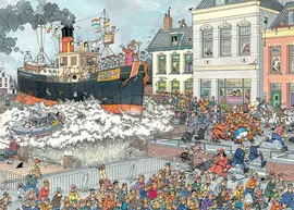 Jumbo puzzel jan van haasteren sinterklaas intocht 1000st - afbeelding 2