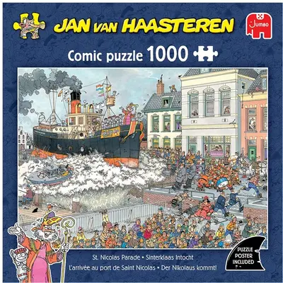 Jumbo puzzel jan van haasteren sinterklaas intocht 1000st - afbeelding 1