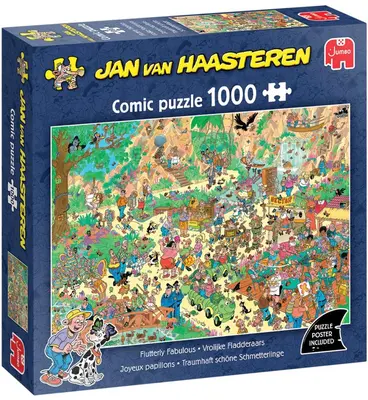 Jumbo puzzel jan van haasteren vrolijke fladderaars 1000st
