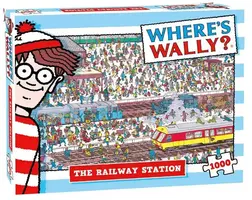 Jumbo puzzel legpuzzel where's wally railway station 1000st kopen?