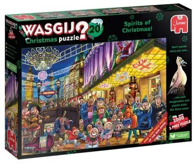 Jumbo puzzel puzzel wasgij kerstmis 1000st