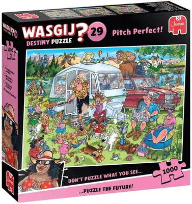 Jumbo puzzel wasgij 29 op de camping 1000st