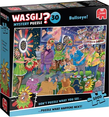 Jumbo puzzel wasgij 30 mystery bullseye 1000st  - afbeelding 1