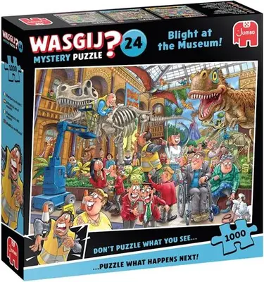 Jumbo puzzel wasgij mystery 24 paniek in het museum 1000st