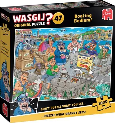 Jumbo puzzel wasgij original 47 de boot in! 1000st