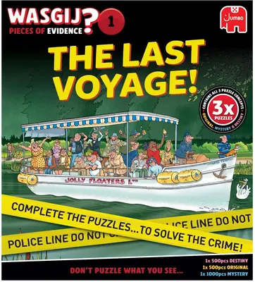 Jumbo puzzel wasgij - pieces of evidence 1 - de laatste reis! 1000st.  - afbeelding 2