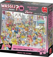 Jumbo puzzel wasgij retro destiny 10 – chaos in de winkelstraat 1000st  - afbeelding 1