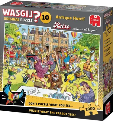 Jumbo puzzel wasgij retro original 10 – antiekjacht! - 1000st  - afbeelding 2