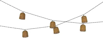 Kaemingk solar lichtslinger Ø6x210x6,5 cm naturel/warm wit - afbeelding 2