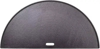 Kamado Joe half moon reversible griddle - Big Joe gietijzeren grillplaat - afbeelding 2