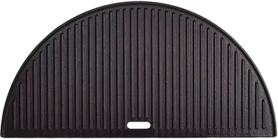 Kamado Joe half moon reversible griddle - Big Joe gietijzeren grillplaat - afbeelding 1
