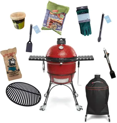 Kamado Joe keramische barbecue Classic II + actiepakket XL - afbeelding 1
