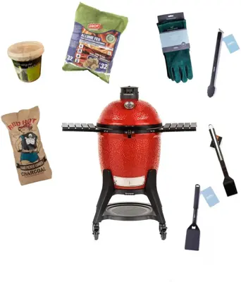 Kamado Joe keramische barbecue Classic III + actiepakket S - afbeelding 1