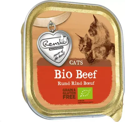 Kat bio natvoer gv rund 85g