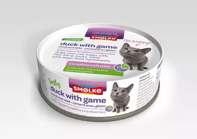 Kat vers gestoomd eend 70g