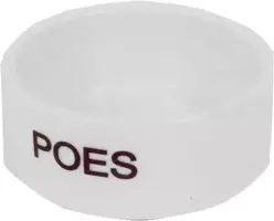 Katteneetbak Ø 12 cm steen, wit kopen?