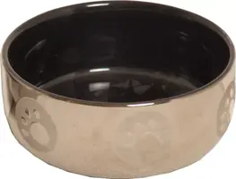 Katteneetbak royal Ø 13 cm, zilver/zwart kopen?