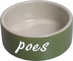 Katteneetbak steen Ø 12 cm, groen kopen?