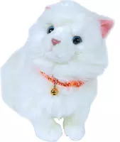 Kattenhalsband nylon gestipt, oranje - afbeelding 2