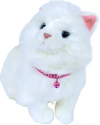 Kattenhalsband nylon visgraat, roze - afbeelding 2