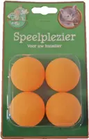 Kattenspeelgoed blister à 4 stuks ping pong bal kopen?