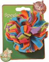 Kattenspeelgoed op kaart fleece pompoen, multicolor. 
 kopen?