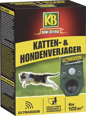 KB Kattenverjager en Hondenverjager Ultrasoon 105m² - afbeelding 3