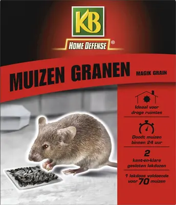 KB Muizen Lokdoos Granen 'Magik Grain' 2 stuks - afbeelding 1