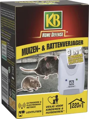 KB Muizenverjager en Rattenverjager 3-in-1 220m² - afbeelding 2