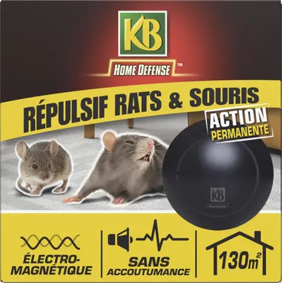 KB Muizenverjager en Rattenverjager Elektromagnetisch 130m² - afbeelding 3