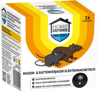 KB Muizenverjager en Rattenverjager Elektromagnetisch 130m² - afbeelding 5