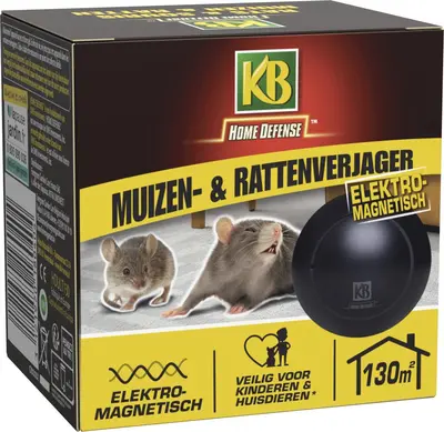 KB Muizenverjager en Rattenverjager Elektromagnetisch 130m² - afbeelding 2