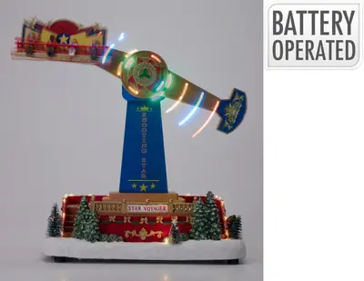 Kerst tafereel LED kermis attractie 41cm - afbeelding 2