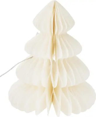 Kerstboom met LED-verlichting 28cm - afbeelding 1