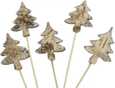 Kerstboompjes op steker b5h8cm
