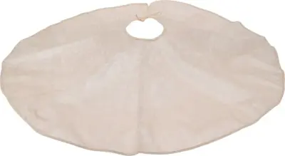Kerstboomrok rond 90cm crème