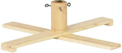 Kerstboomstandaard voor kunstkerstbomen hout voor max. 5cm paal d74cm