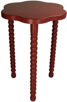 Kersten bijzettafel hout klassiek 35x50cm rood  - afbeelding 1