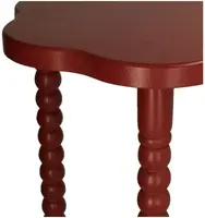 Kersten bijzettafel hout klassiek 35x50cm rood  - afbeelding 2